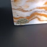 Vintage pyramid onyx bookends