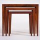 Nest Tables by Severin Hansen for Haslev Møbelsnedkeri, Denmark, 1960s, Set of 3