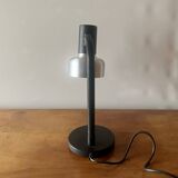 Vintage Wila desk lamp in black metal and aluminum