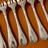 Christofle Malmaison 12 oyster forks, new condition