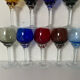 Set of 10 antique digestif glasses.