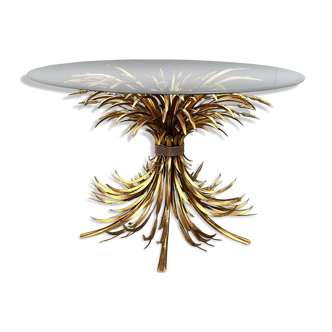 Gilt metal Coco Chanel dining table, 1960s