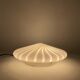White Murano glass lamp