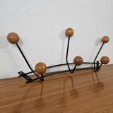 Vintage wall coat rack