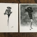 Illustration and press fashion photography "Pierre Balmain"