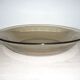 Grand plat en verre fumé 27,5 cm