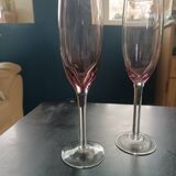 2 verres à pieds