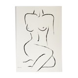 Malina female figure painting