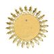Mid Century Copper Plated Metal Sun Mirror Deknudt Convex 50cm