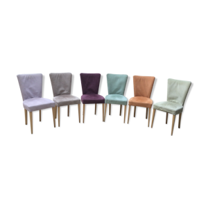 set de 6 chaises  déhoussables