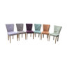 Set de 6 chaises  déhoussables en alcantara