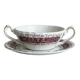 Myott Rialto Ironstone English porcelain two-handled cup.