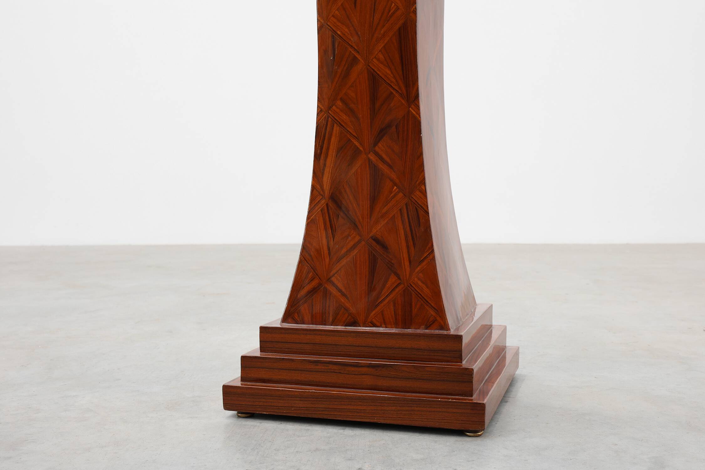 Large Art Deco Console in Wood Marquetry, France ca. 1920