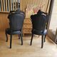 Pair of Smoke Dining Chairs