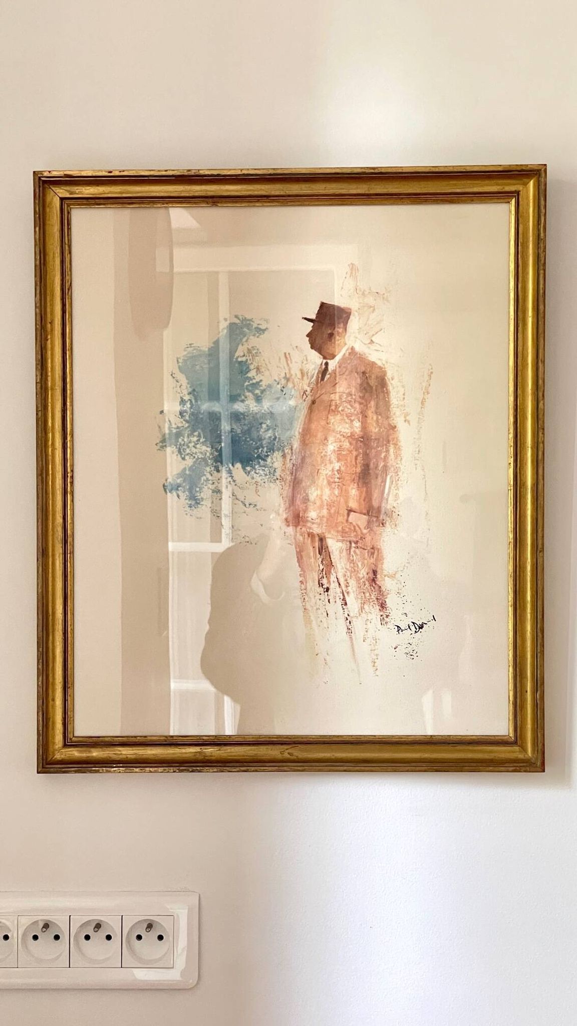 Illustration on vintage paper