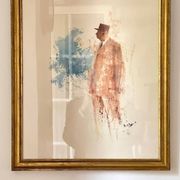 Illustration on vintage paper