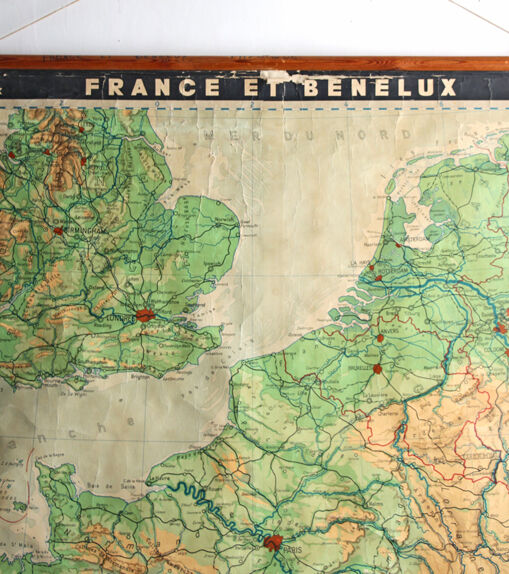 Geography map "France and Benelux"