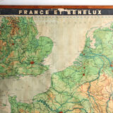 Geography map "France and Benelux"