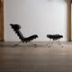 Arne Norell Ari lounge chair with ottoman Sweden 1966