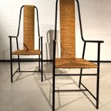 Pair of modernist armchairs circa 1950