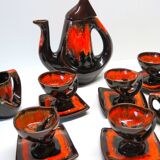 Vallauris coffee service from the 70s in very good condition