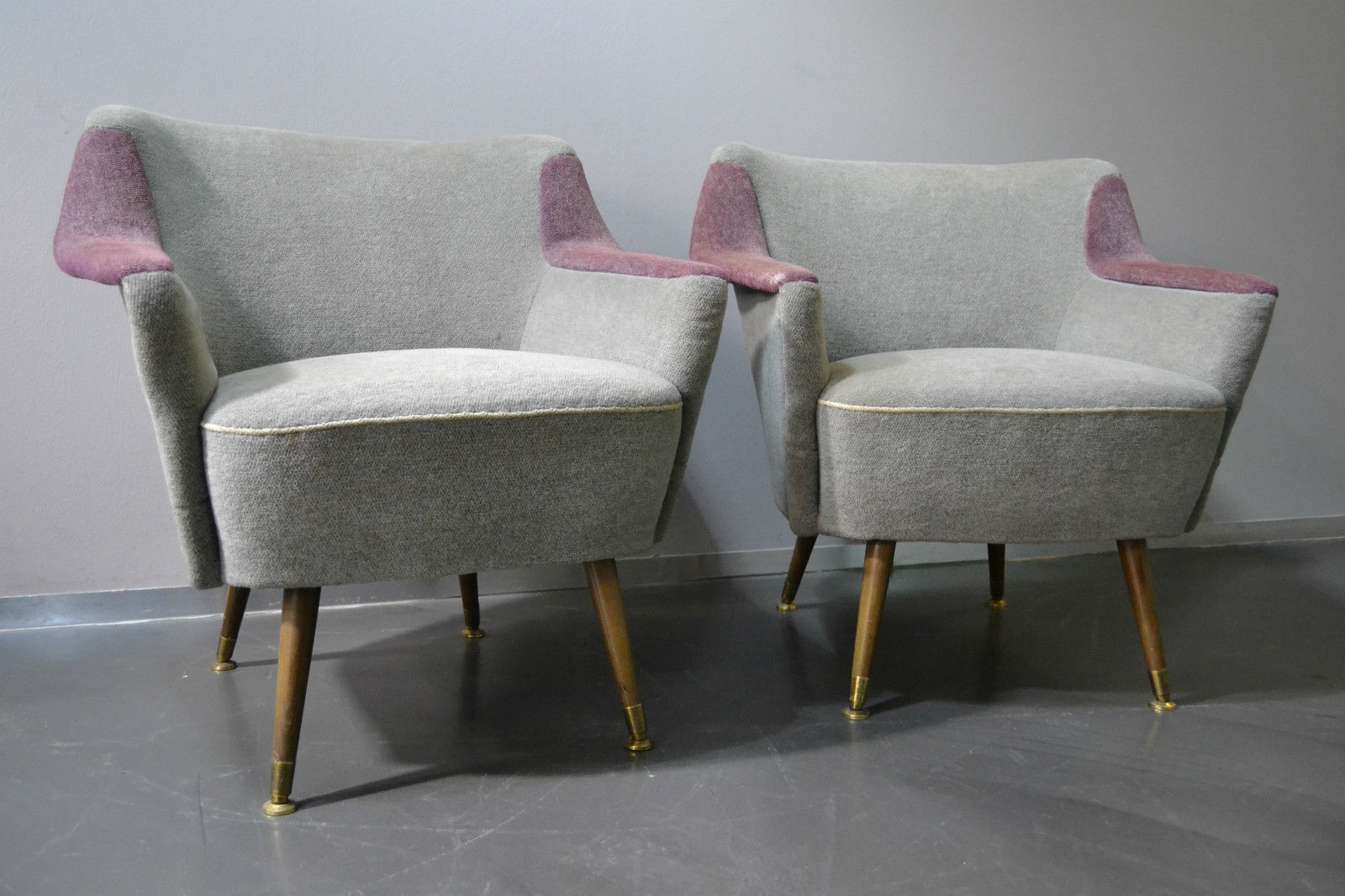 Pair of chairs design club original 50-60's