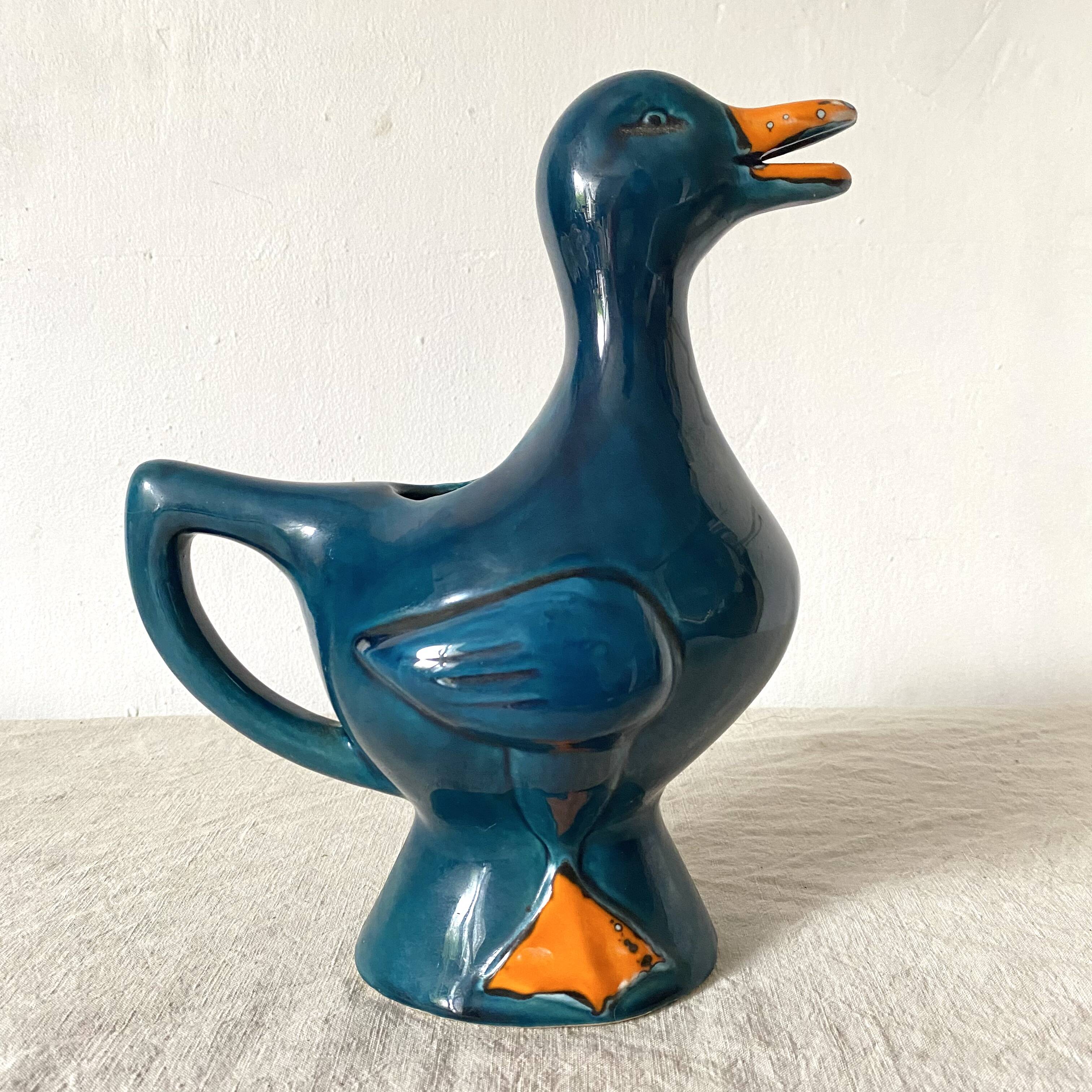 Zoomorphic duck pitcher Poët Laval