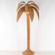 "Palm tree" floor lamp in rattan