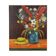 Flowers with Hat Still Life Painting Signed 60x50cm