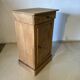 Bedside table or small storage unit in natural wood – country style