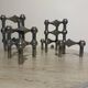 Sculpture modulaire : Lot de 9 bougeoirs Nagel & BMF - 1960