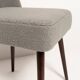 'Shell' Chair in Grey Boucle, Europe, 1960s