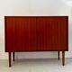Buffet enfilade étroite scandiinave en teck