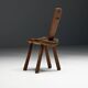 Alpine Folk Art Chair, France, 19th Century
