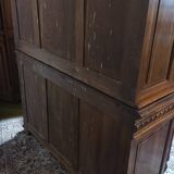 Renaissance two-body sideboard in walnut