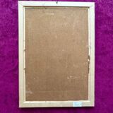 1950s Vintage French Floral Oil Painting • Impressionist Bouquet in Vase