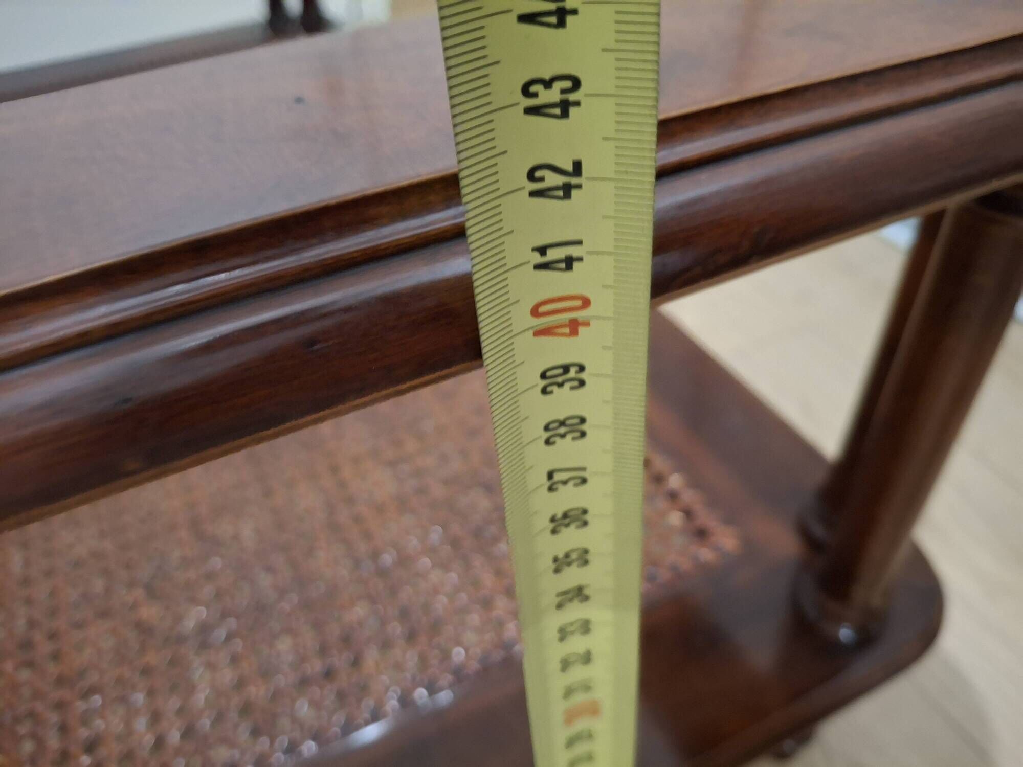 English style mahogany coffee table