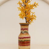 Multi-coloured sandstone vase No.1