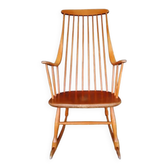 Scandinavian vintage rocking chair Lena Larsson