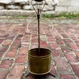 Porte-parapluie en laiton de Mathieu Matégot, années 1950