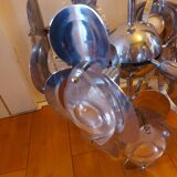 Vintage chandelier 70'S Oscar Torlasco , 9 lights