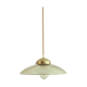 Old striated glass pendant