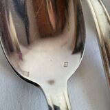 6 Silver-Plated Metal Table Spoons by DAM