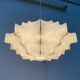 German suspended lamp Cocoon modern mid-century by Friedel Wauer for Goldkant Leuchten, 1960s
