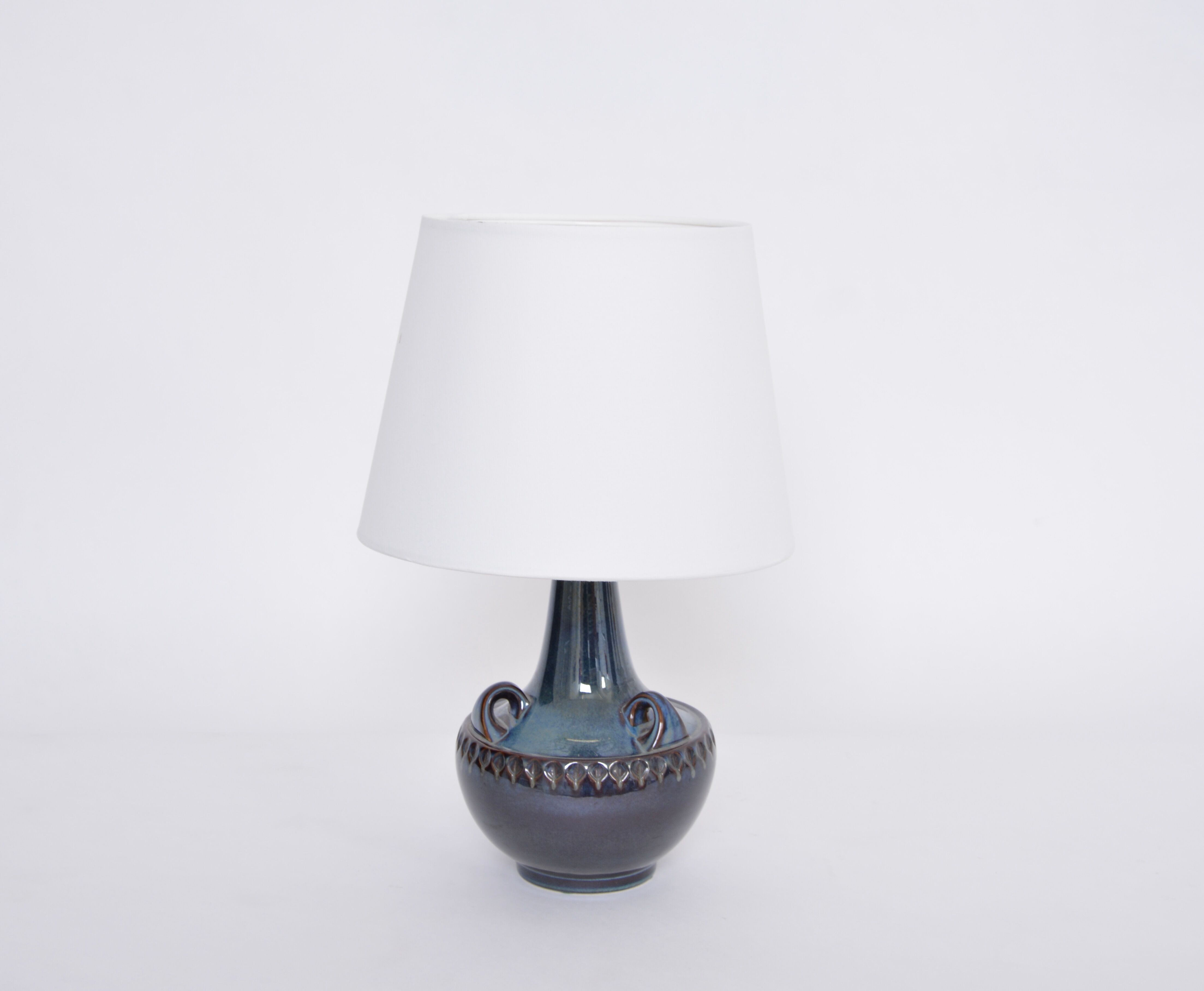 Danish mid-century stoneware lamp model 1059 by Einar Johansen for Soholm