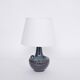 Danish mid-century stoneware lamp model 1059 by Einar Johansen for Soholm
