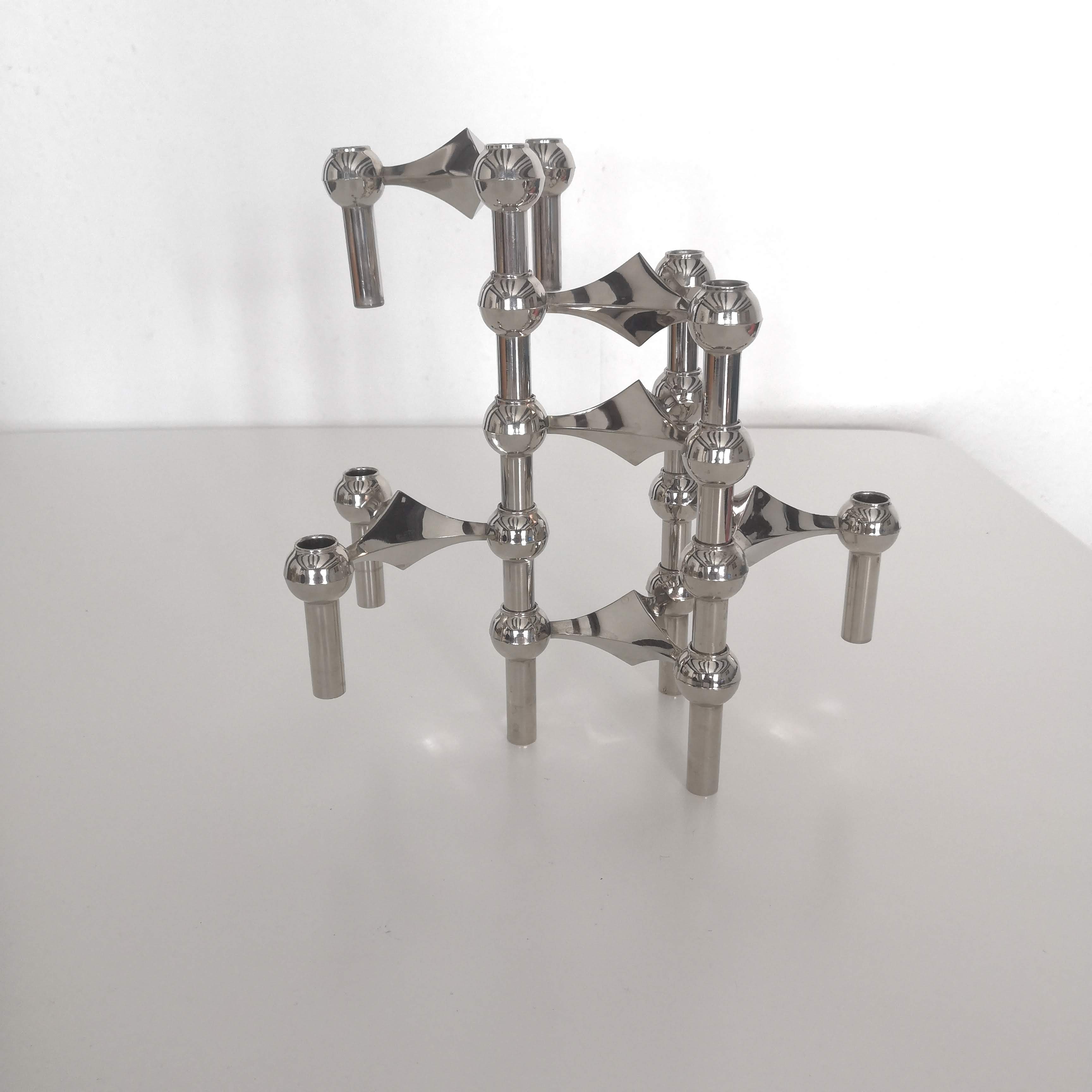 6 Nagel modular candle holders