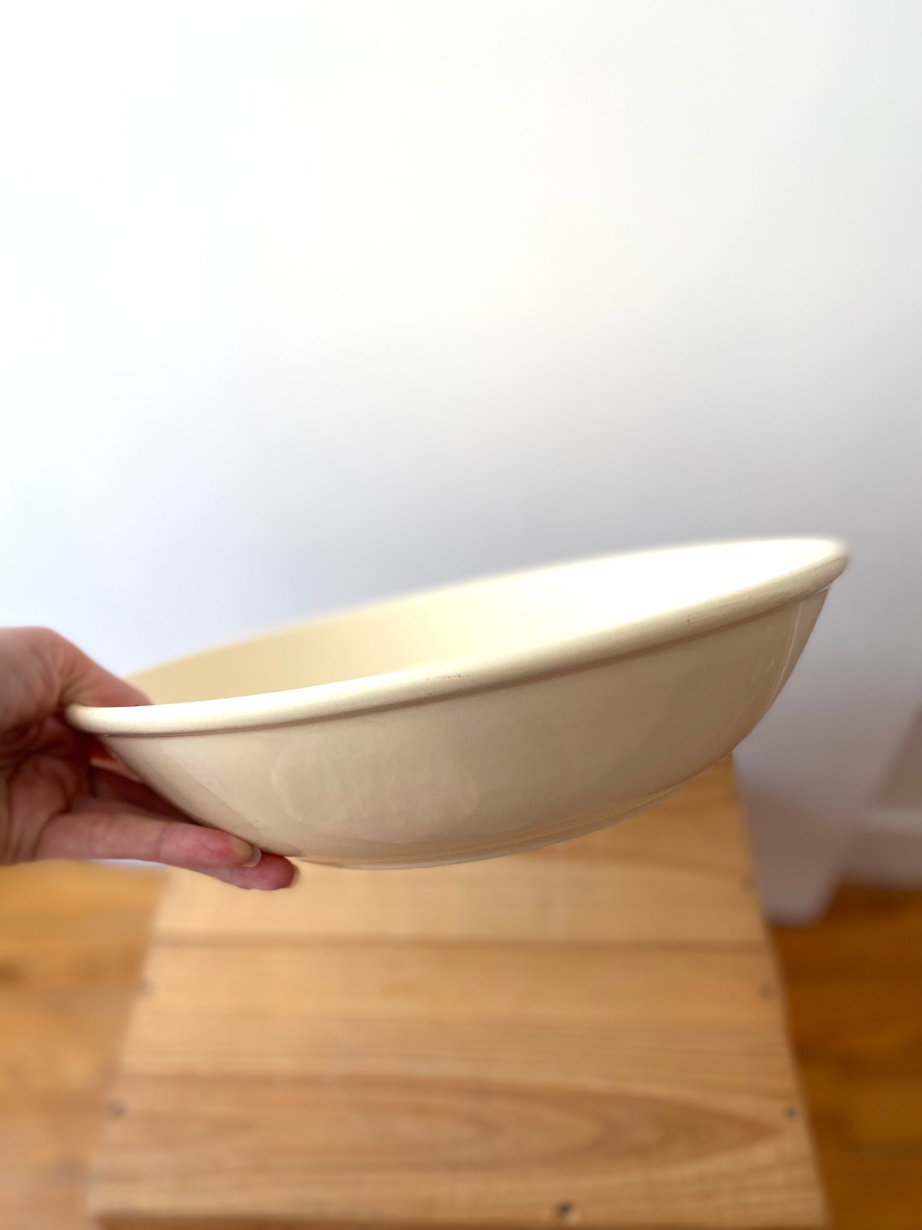 Ceramic salad bowl apples and pears Ter Steege Rÿssen vintage