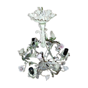 Lustre métal peint et