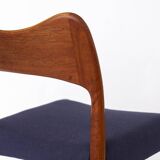 Arne Hovmand-Olsen Teak Chair for Mogens Kold, 1950s Danish